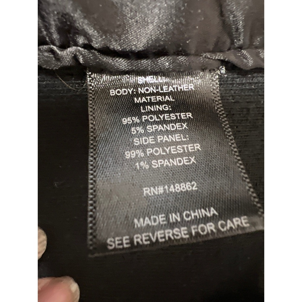 Torrid Black Faux Leather Moto Jacket Plus Size 6 Zip Pocket Minimalist Biker - Picture 15 of 16
